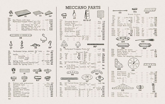 Seite 16 Meccano Toys of Quality catalog 1938-1939