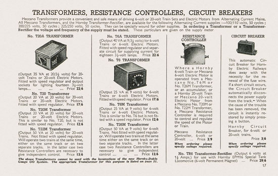 Seite 19 Meccano Toys of Quality catalog 1938-1939