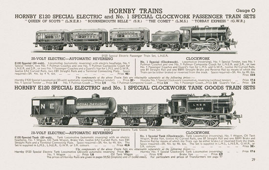 Meccano Toys of Quality catalog 1938-1939