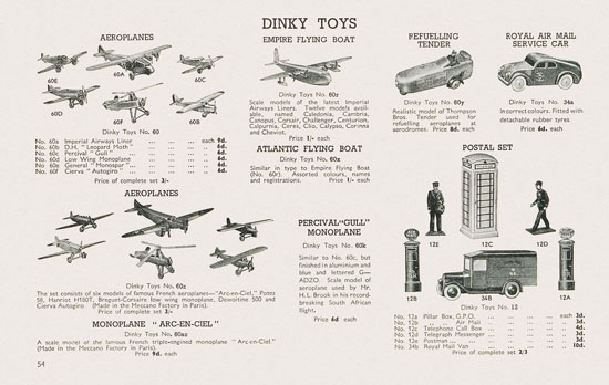 Seite 56 Meccano Toys of Quality catalog 1938-1939