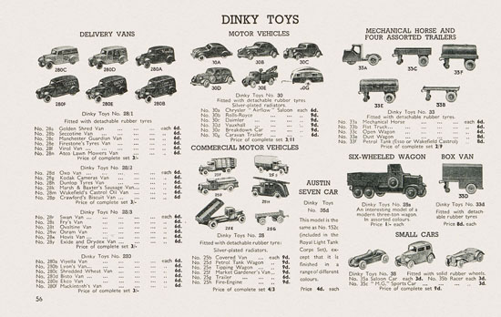 Seite 58 Meccano Toys of Quality catalog 1938-1939