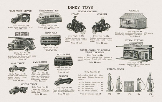 Seite 59 Meccano Toys of Quality catalog 1938-1939
