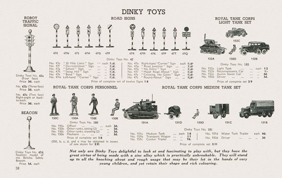 Meccano Toys of Quality catalog 1938-1939