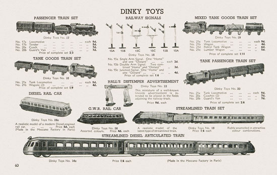 Meccano Toys of Quality catalog 1938-1939