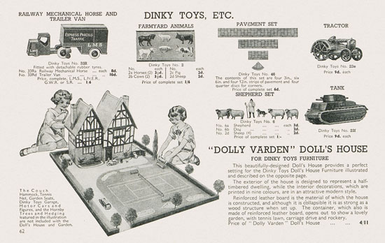 Meccano Toys of Quality catalog 1938-1939