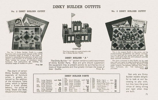 Meccano Toys of Quality catalog 1938-1939