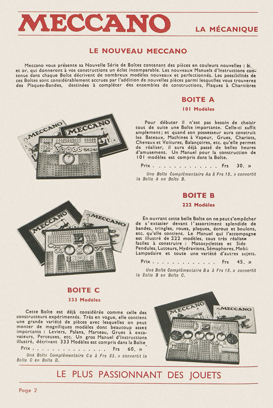 Meccano catalogue 1934