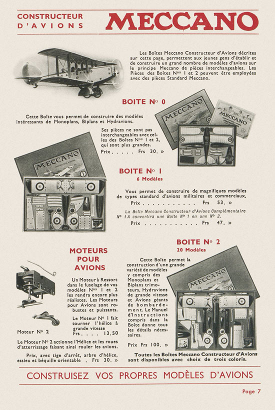 Meccano catalogue 1934