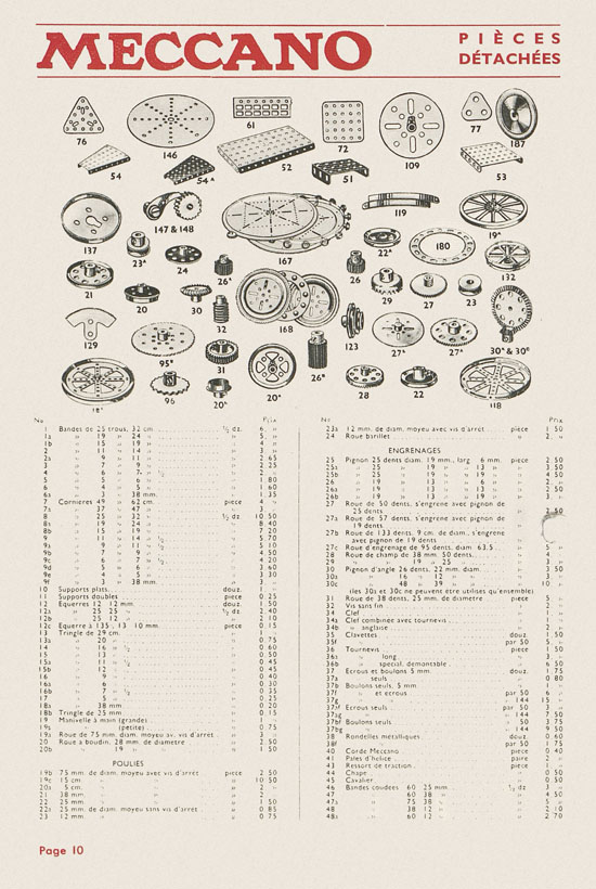 Meccano catalogue 1934