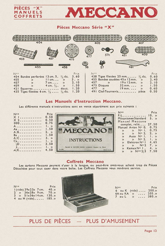 Meccano catalogue 1934