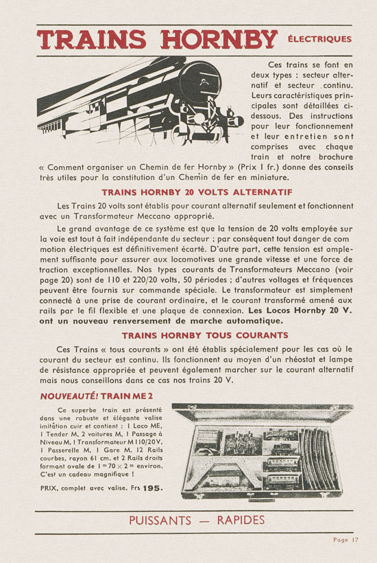 Meccano catalogue 1934