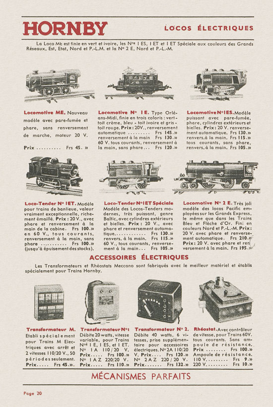 Meccano catalogue 1934