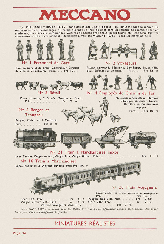 Meccano catalogue 1934