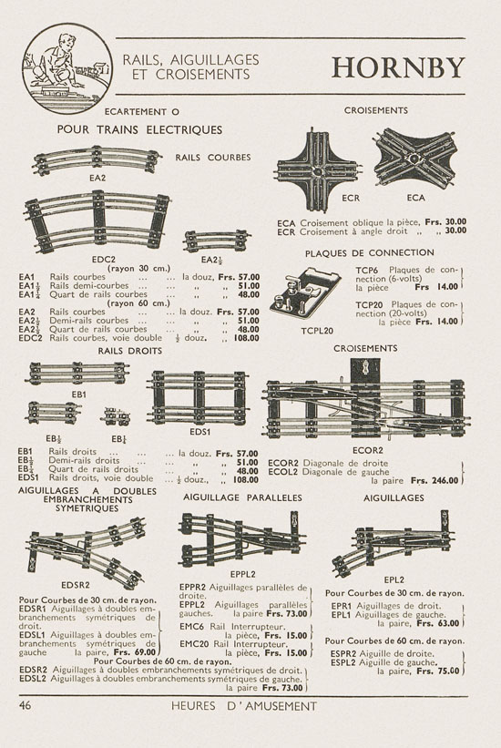 Jouets Meccano catalogue 1937