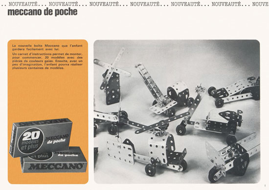 Meccano catalogue général 1972