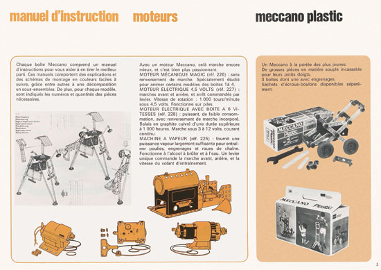 Meccano catalogue général 1972