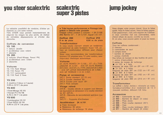 Meccano catalogue général 1972