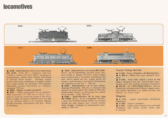 Meccano catalogue général 1972