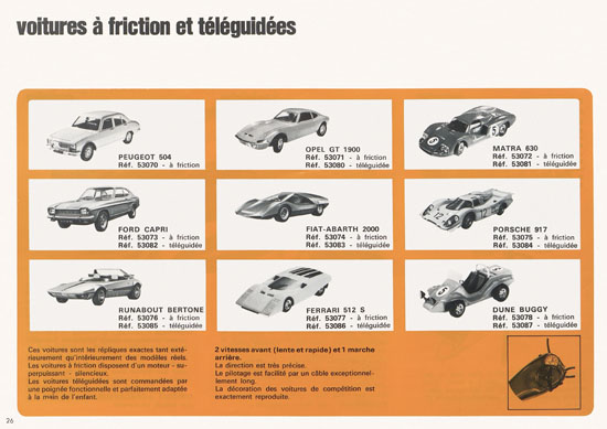 Meccano catalogue général 1972