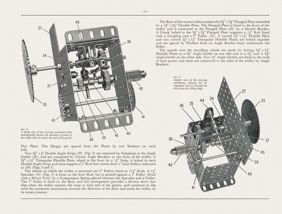 Meccano Leaflet No. 10 1971 Automatic Gantry Crane