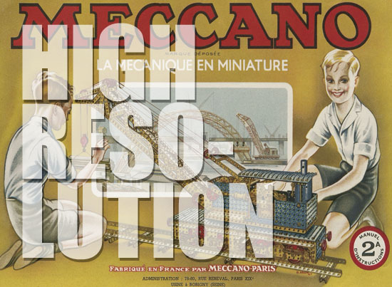 Meccano Manuel d'instructions 2 a 1949