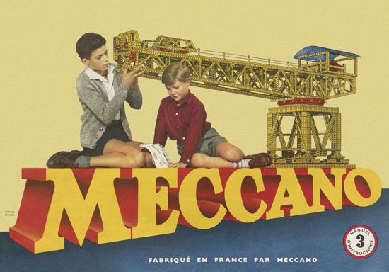 Meccano Manuel d'instructions 3 1958