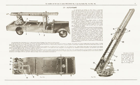 Meccano Manuel d'instructions 4 A 1951