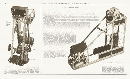 Meccano Manuel d'instructions 4 A 1951