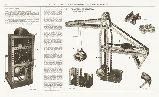 Meccano Manuel d'instructions 4 A 1951