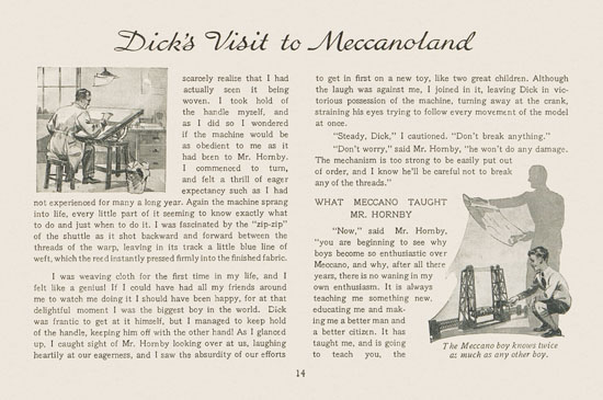 Meccano Visit to Meccanoland 1935