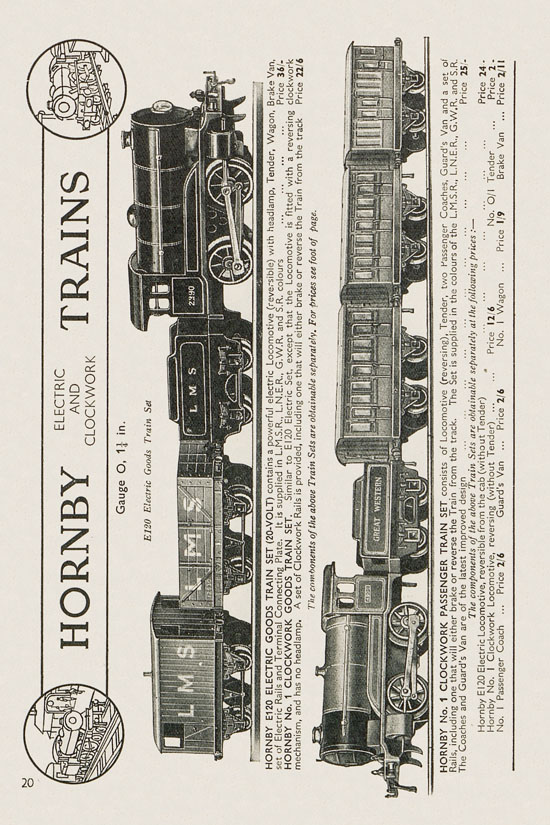 Seite 22 Meccano Products catalogue 1937