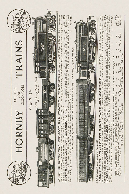 Meccano Products catalogue 1937