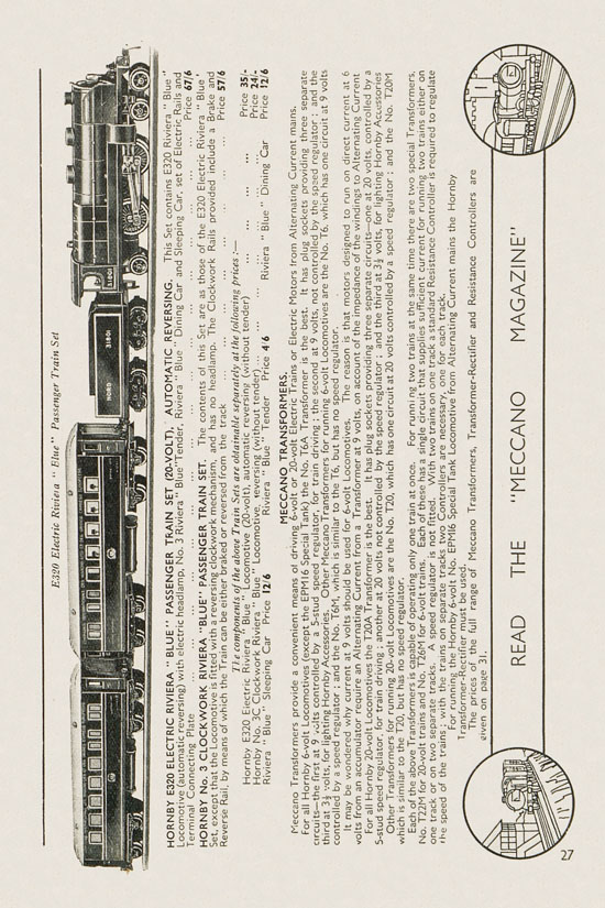 Seite 29 Meccano Products catalogue 1937