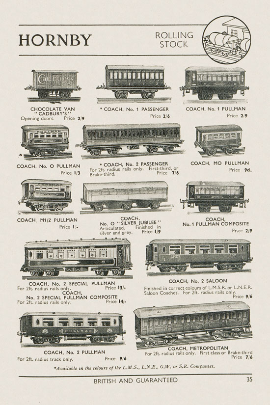 Seite 37 Meccano Products catalogue 1937