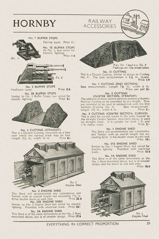 Meccano Products catalogue 1937