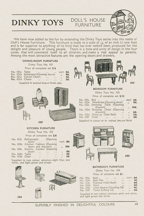 Meccano Products catalogue 1937