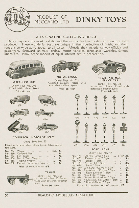 Seite 52 Meccano Products catalogue 1937