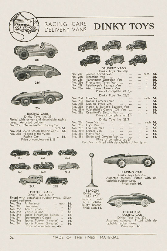 Seite 54 Meccano Products catalogue 1937