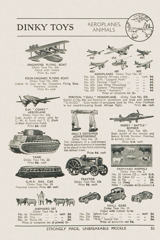 Meccano Products catalogue 1937