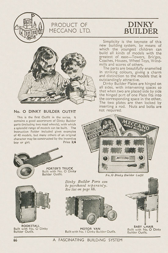 Meccano Products catalogue 1937