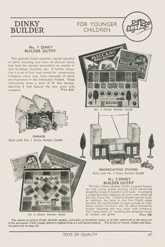 Seite 69 Meccano Products catalogue 1937