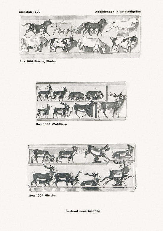 Seite 2 Walter Merten Sonderprospekt für H0-Figuren 1956