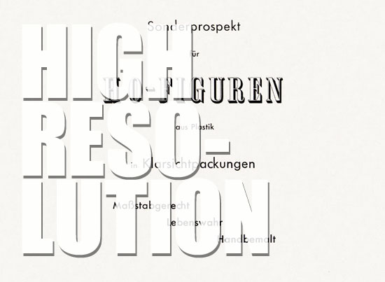 Walter Merten Sonderprospekt für H0-Figuren 1956