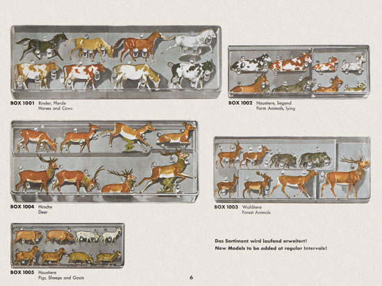 Seite 7 Walter Merten H0-Figuren Katalog 1959