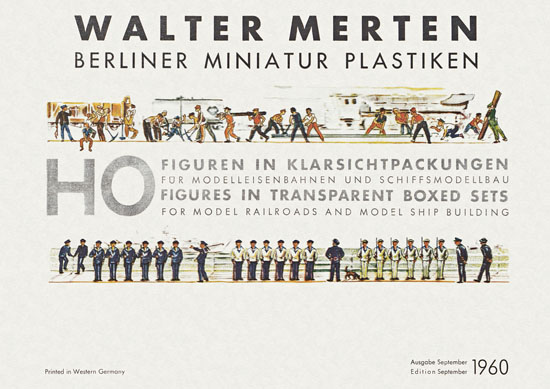 Seite 1 Walter Merten H0-Figuren 1960