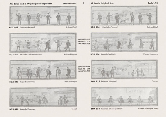 Seite 2 Walter Merten H0-Figuren Behelfskatalog 1960