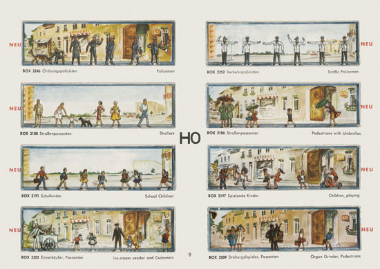 Seite 9 Walter Merten H0 und TT Figuren Katalog 1963