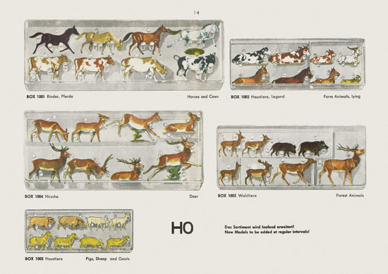 Walter Merten H0 und TT Figuren Katalog 1963