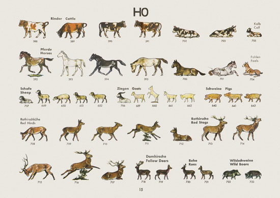 Walter Merten H0 und TT Figuren Katalog 1963