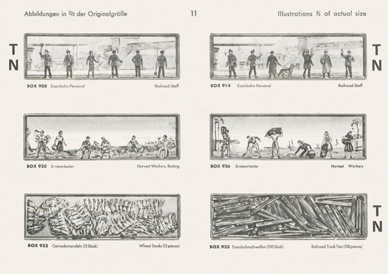 Walter Merten H0 TT und N Figuren Katalog 1965